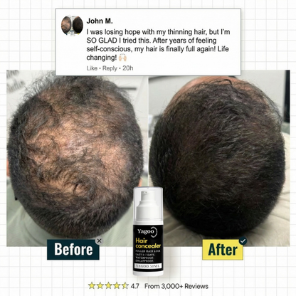 Yagoo Hair Concealer 50ML - Waterproof 3–7 days.